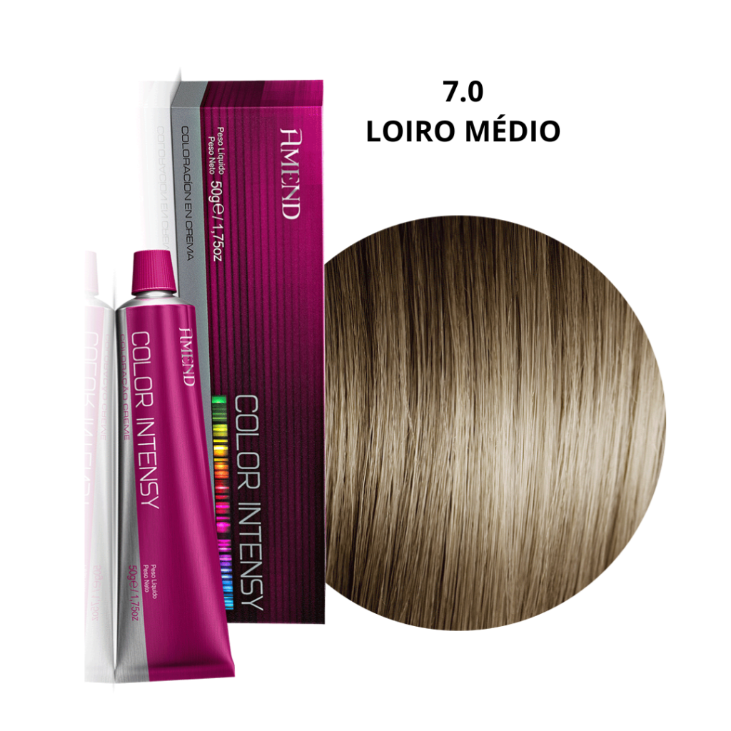 Tinta Loiro Médio Amend Color Intensy 7.0