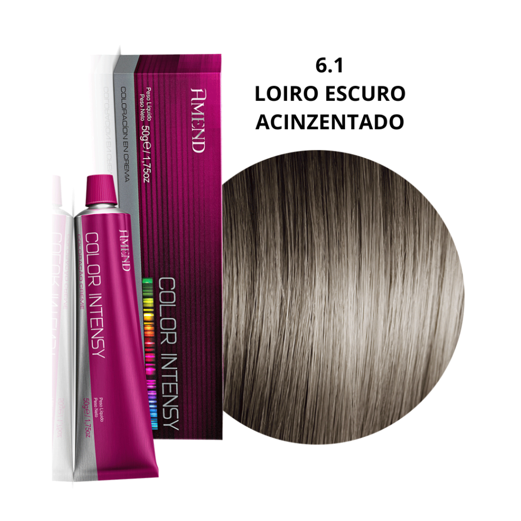 Tinta Cinza Amend Color Intensy 6.1