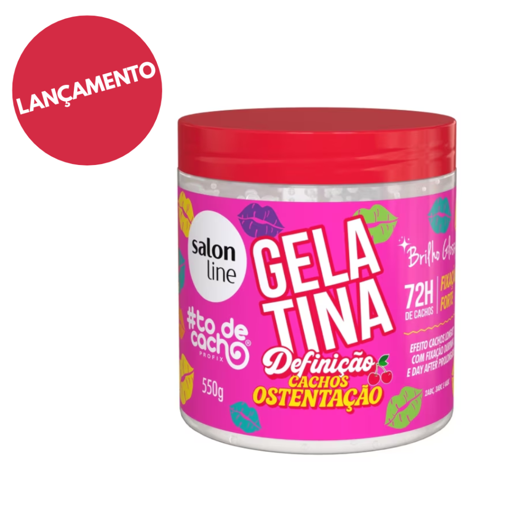 Gelatina Salon Line To de Cachos Definição Ostentação 550g 