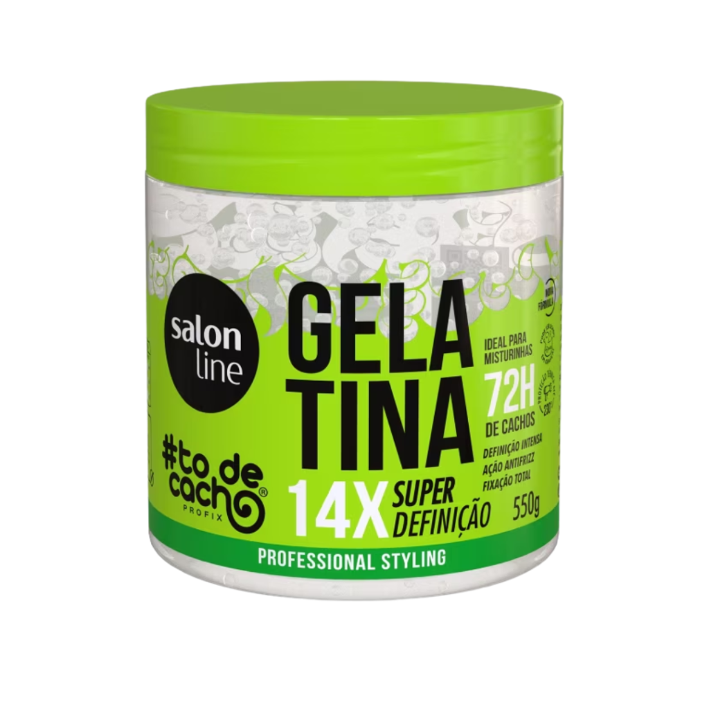 Gelatina Salon Line To de Cachos 14x Super Definição 550g - VERDE  