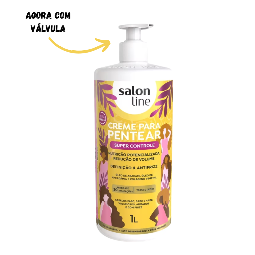 Creme de Pentear 1Lt Salon Line Super Controle