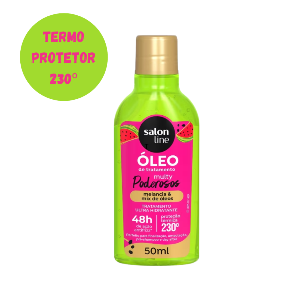 Óleo Reparador Salon Line Multy Melancia Termo Portetor 50ml