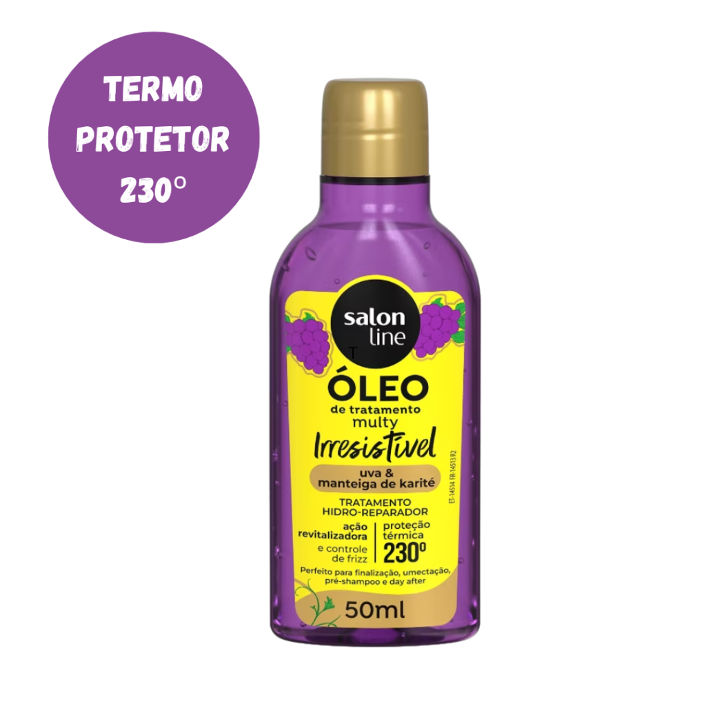 Óleo Reparador Salon Line Multy Uva Termo Protetor 50ml  