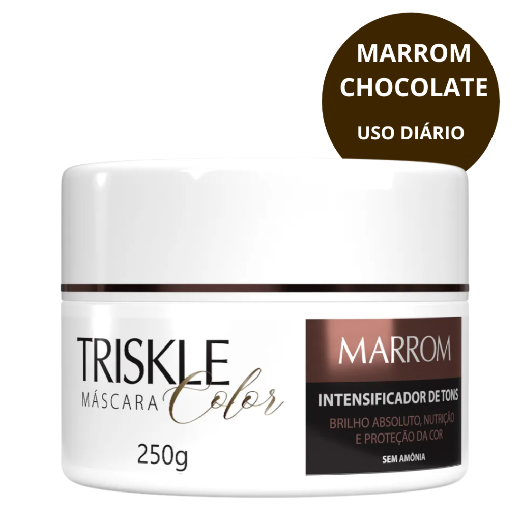 Matizador Marrom Máscara Dr. Triskle Color Marrom 