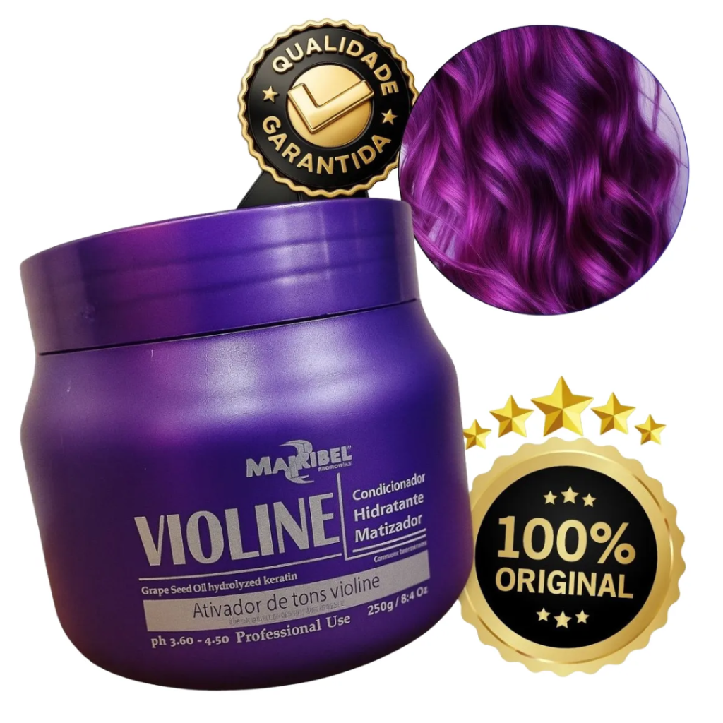 Tonalizante Roxo Máscara Mairibel 250g