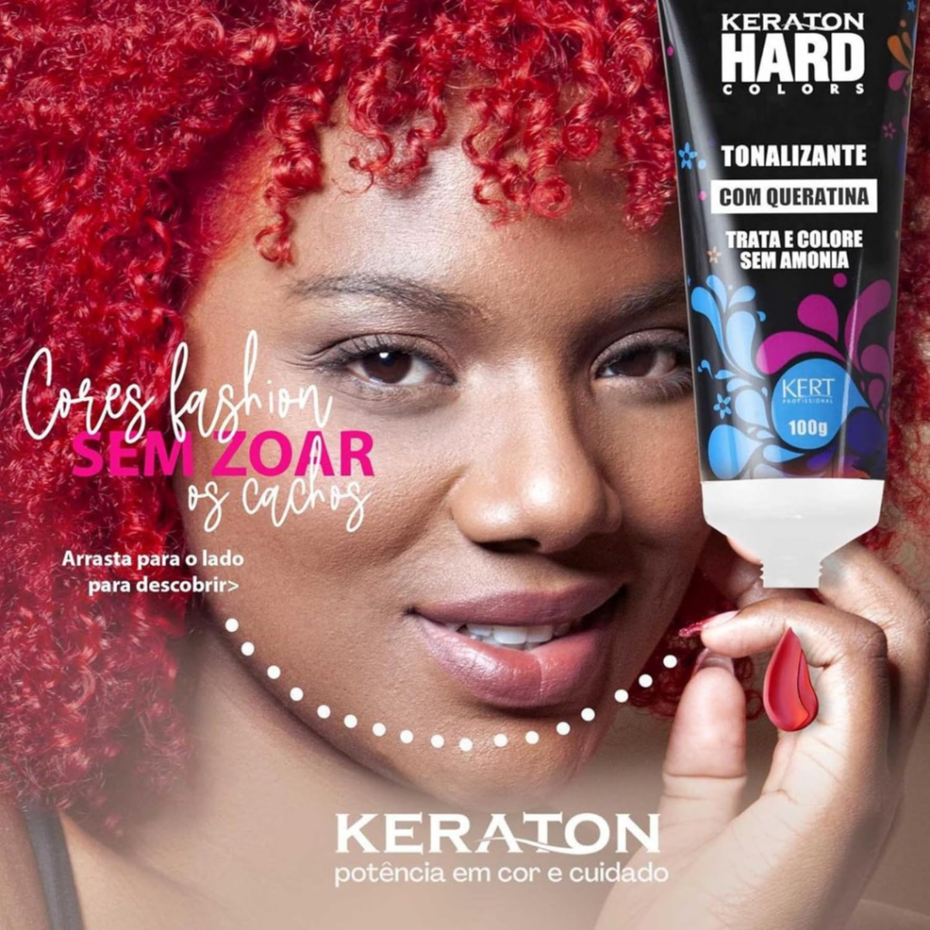 Tonalizante Vermelho Keraton Hard Color Cult Red 100g 