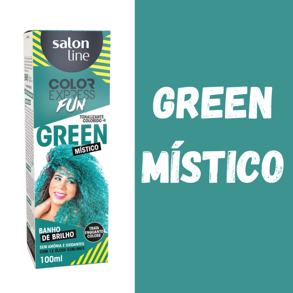 Tonalizante Verde Color Express Fun Green Salon Line 100ml