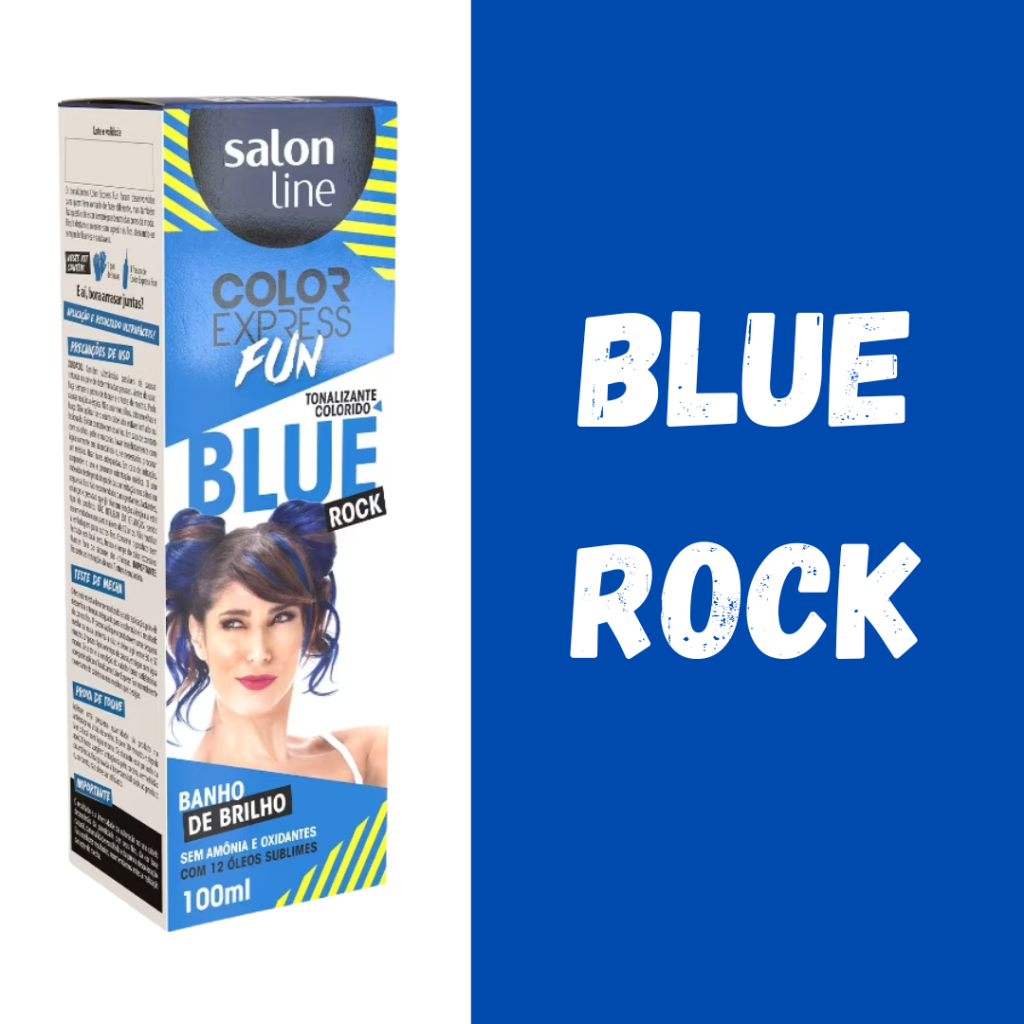 Tonalizante Azul Color Express Fun Blue Salon Line 100ml