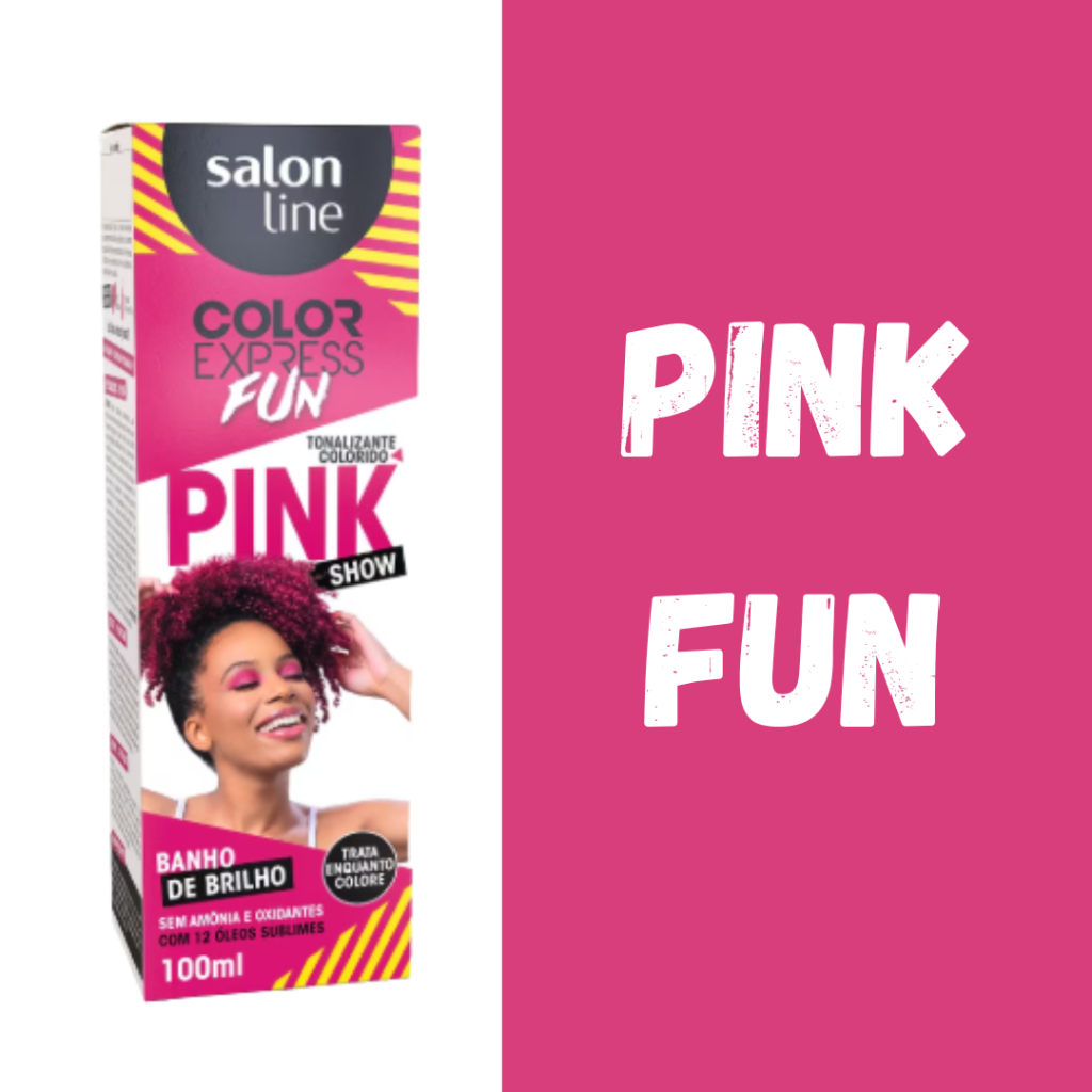 Tonalizante Rosa Color Express Fun Pink Salon Line 100ml