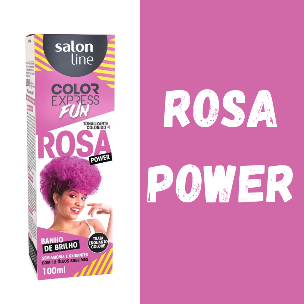 Tonalizante Rosa Color Express Fun Rosa Salon Line 100ml