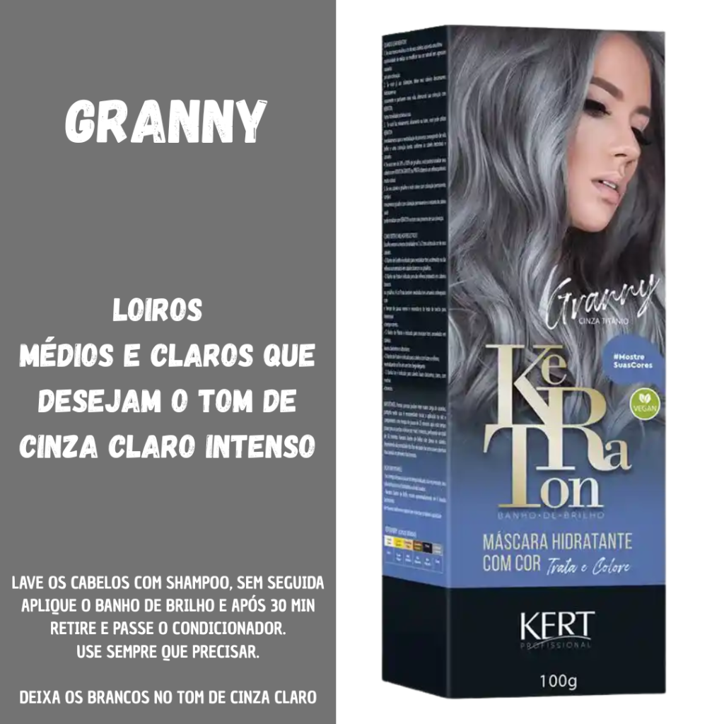 Banho de Brilho Keraton Granny 100g Matizador 