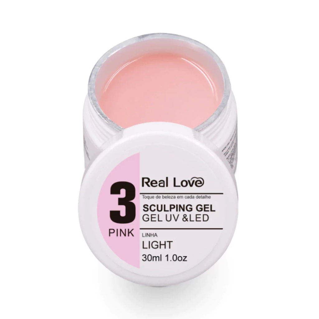 Gel Light nº 3 - PINK - Real Love 15g Allsmile