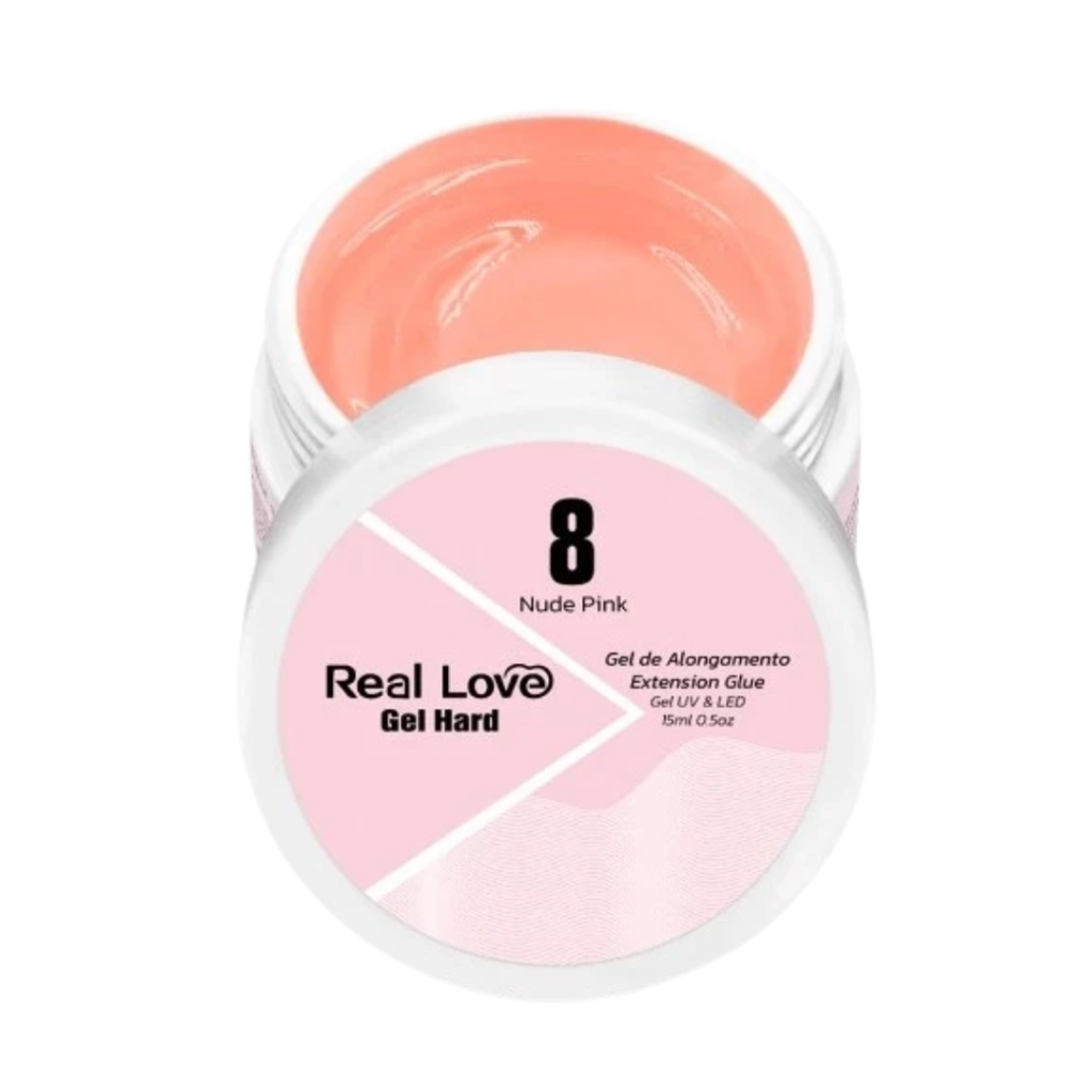 Gel Hard nº 8 NUDE PINK - Real Love 15g 