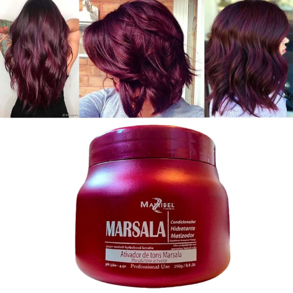 Matizador Marsala Máscara Mairibel 250g