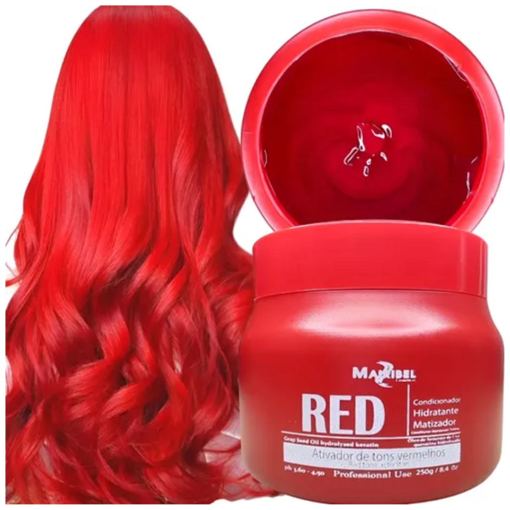 Matizador Vermelho Máscara Mairibel Red 250g 
