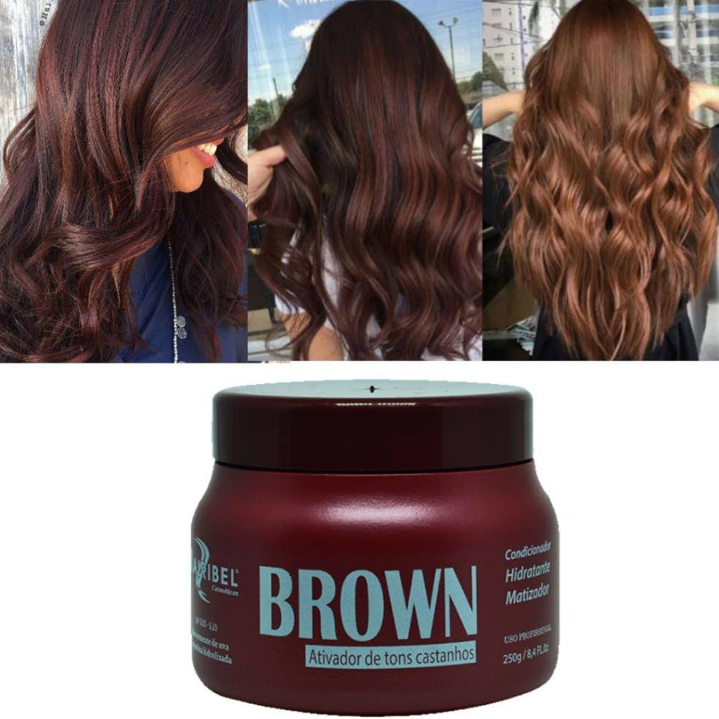 Matizador Marrom Máscara Mairibel Brown 250g 