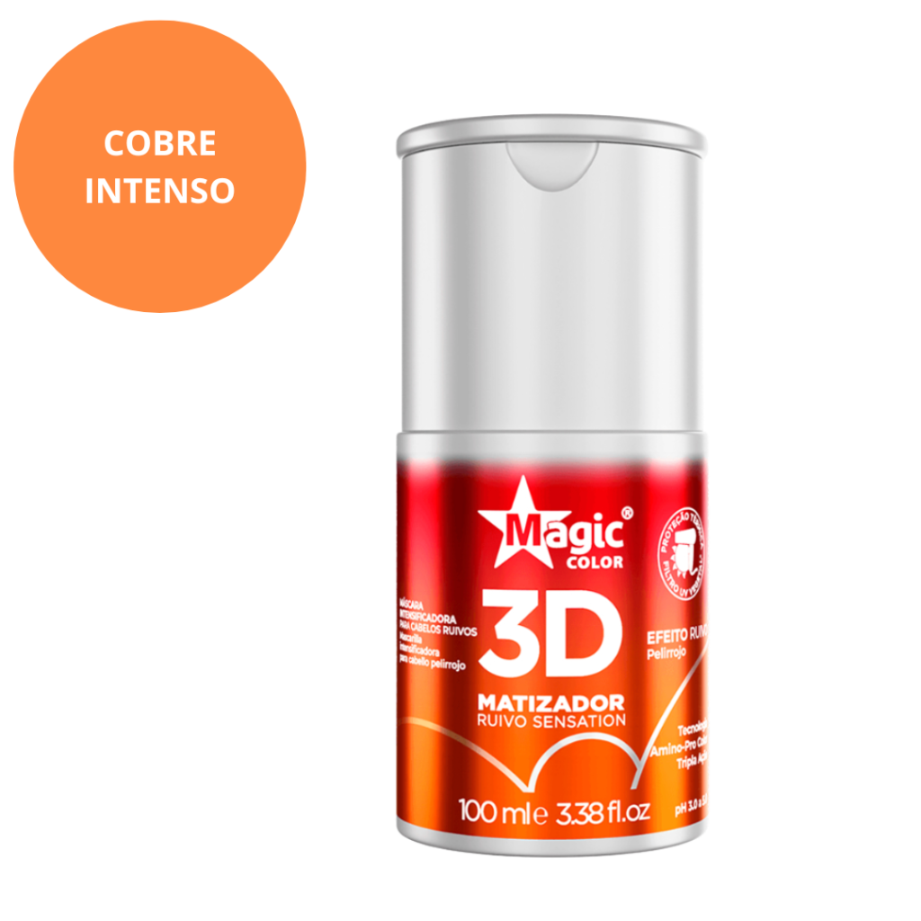 Matizador Cobre Máscara Magic Color Ruivo Sensation 100ml 