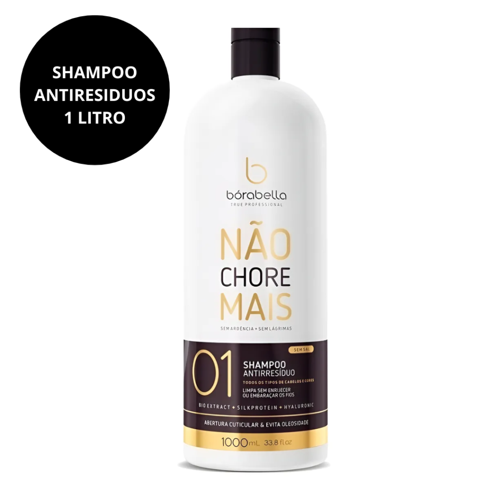 Shampoo Antirresíduos Borabella 1 litro 