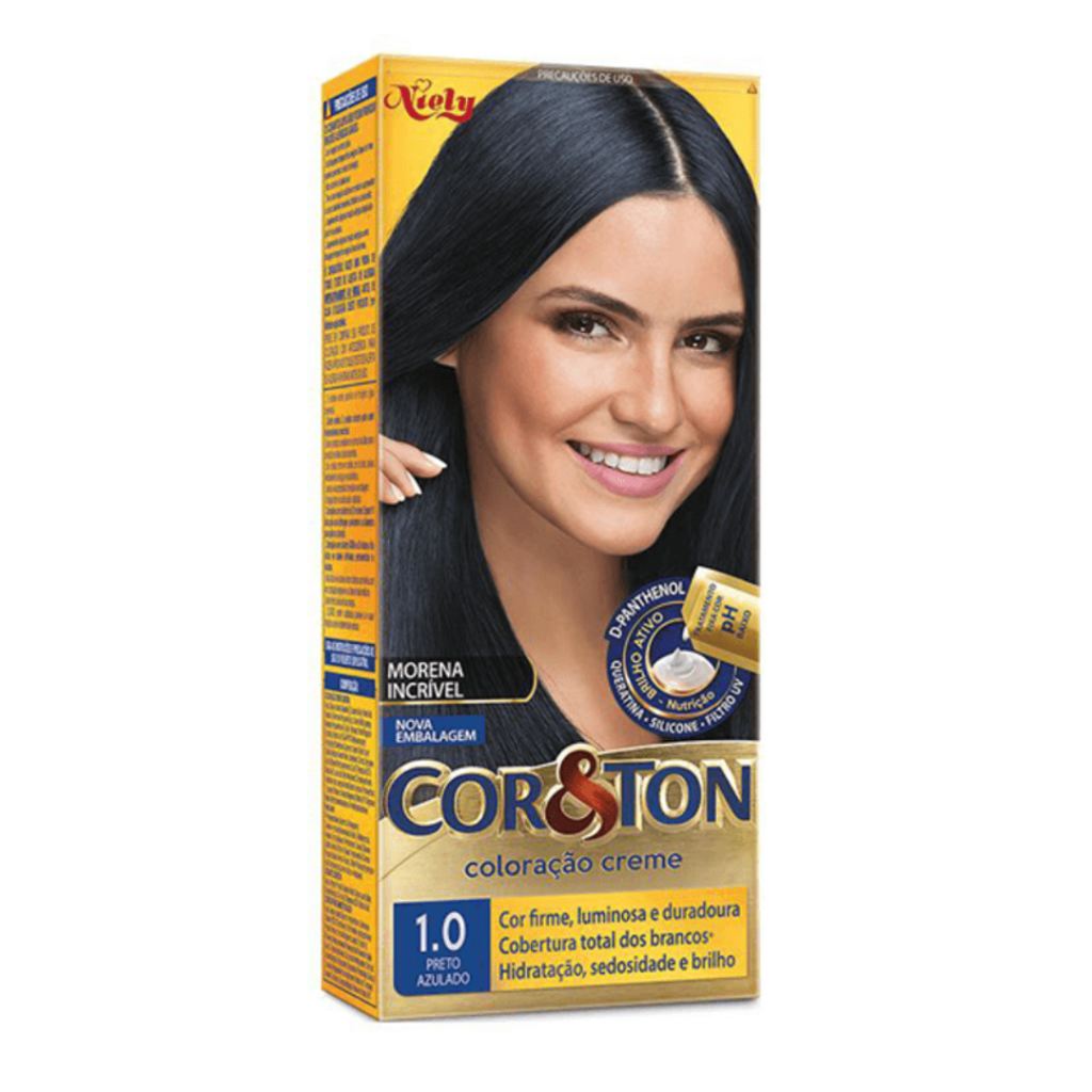Tinta Preto Azulado Cor&ton 1.0