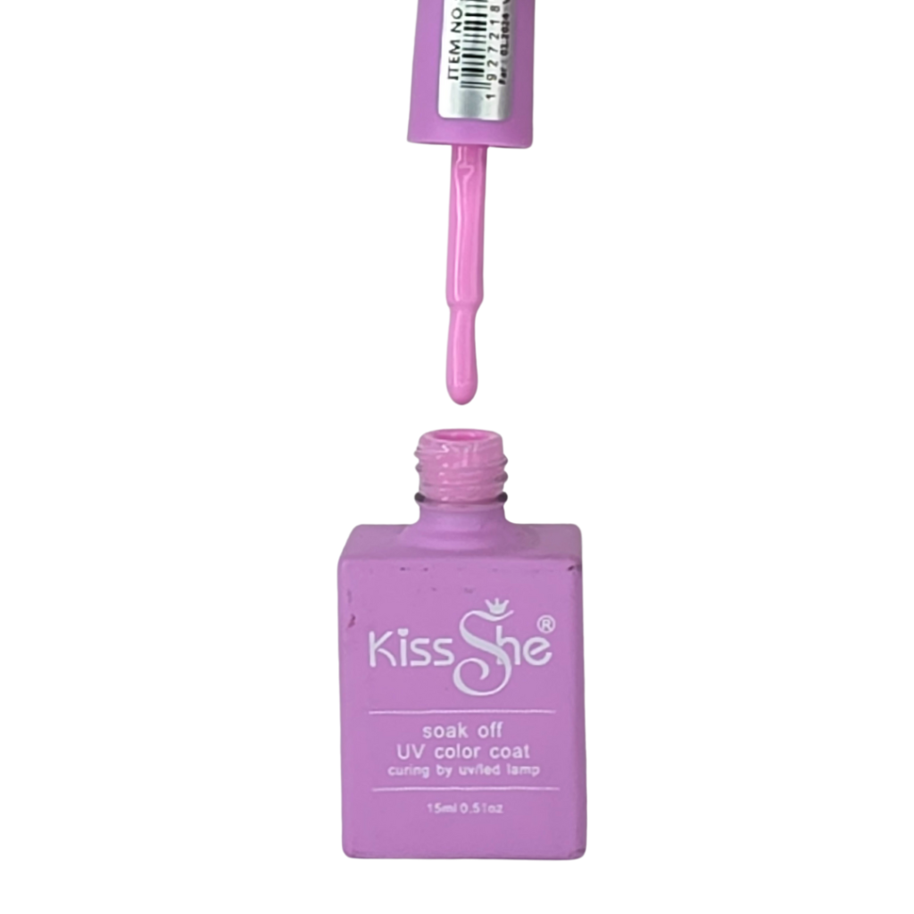 Esmalte UV Gel Kiss She 15ml 08 Cremoso Rosa Claro 