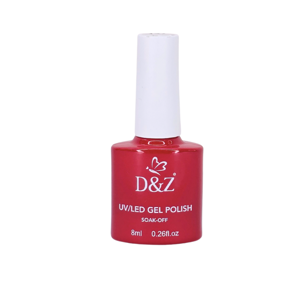Esmalte UV Gel D&Z 8ml 174 Cremoso Vermelho Intenso  
