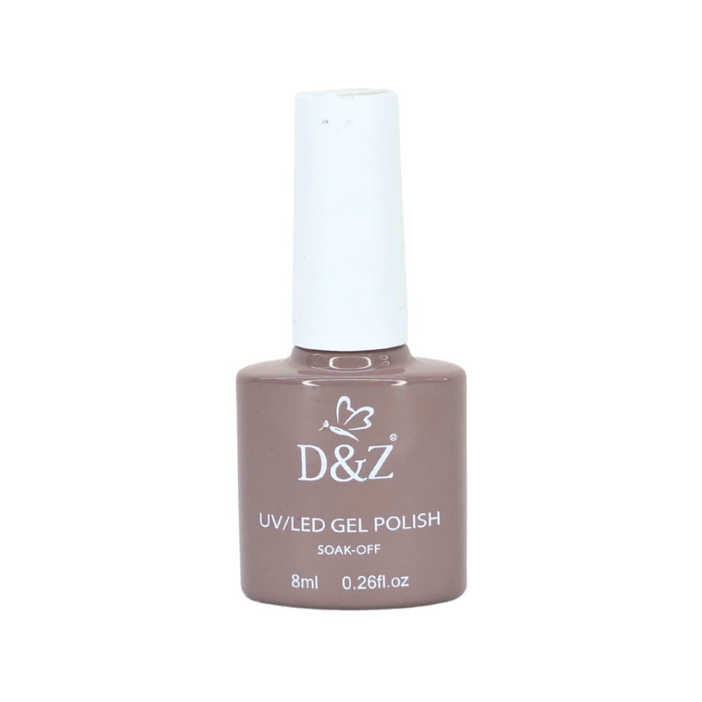 Esmalte UV Gel D&Z 8ml 201 Cremoso Nude Acinzentado 