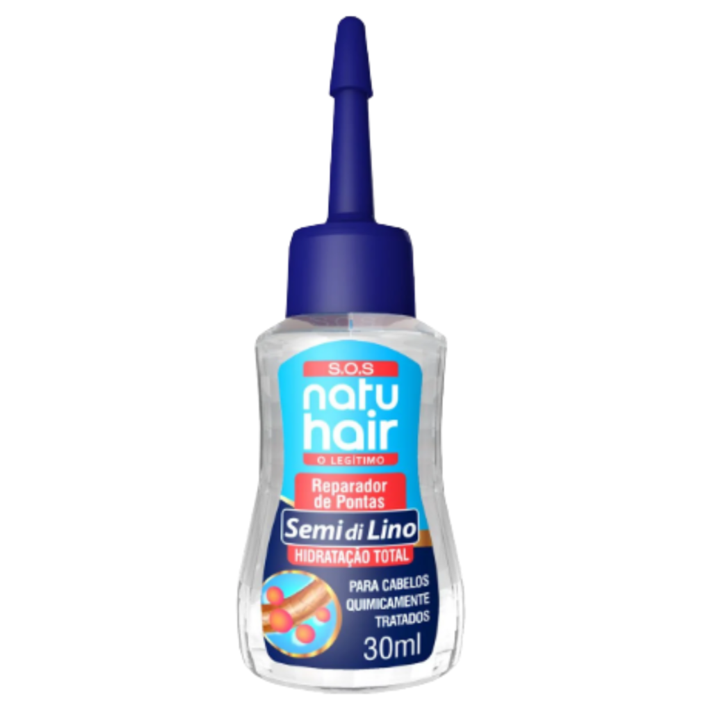 Reparador de Pontas Natuhair Semi di Lino 30ml - Silicone 
