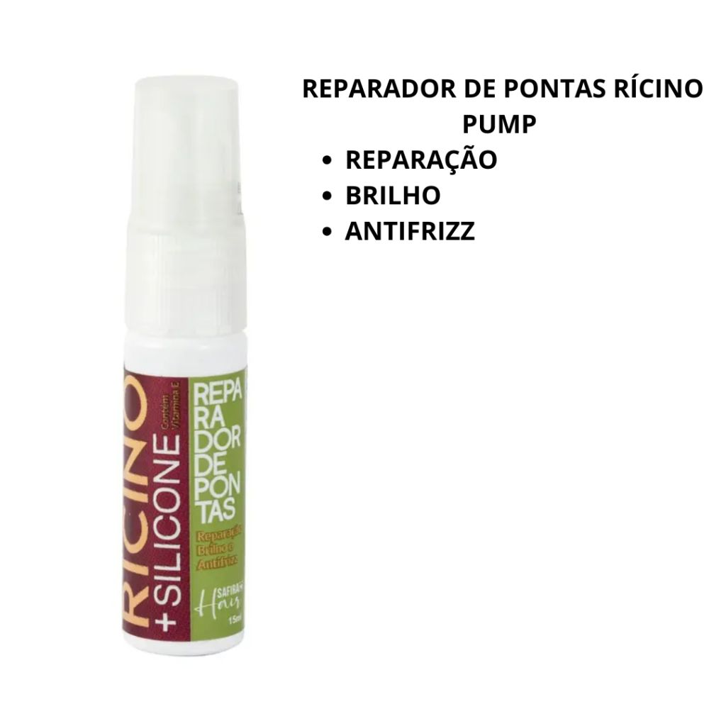 Reparador de Pontas Safira Pump Rícino 15ml 