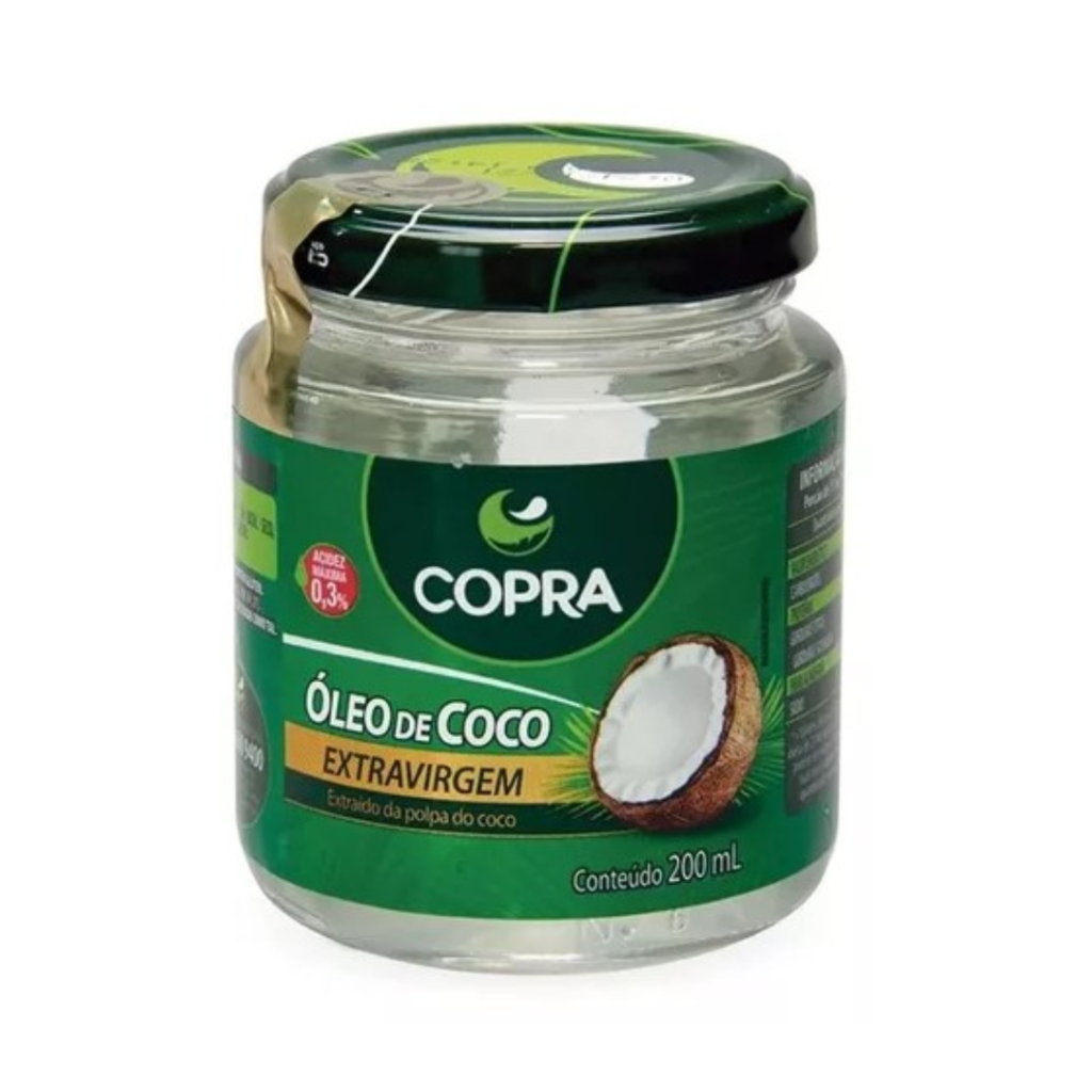 Óleo Vegetal Copra Coco Extra Virgem 200ml 