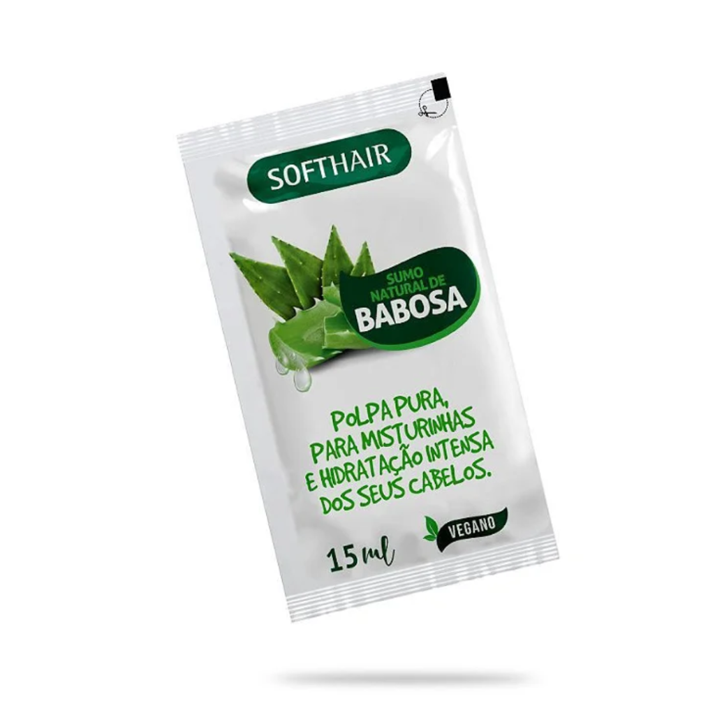 Polpa Pura Softhair Sumo Natural de Babosa 15ml 