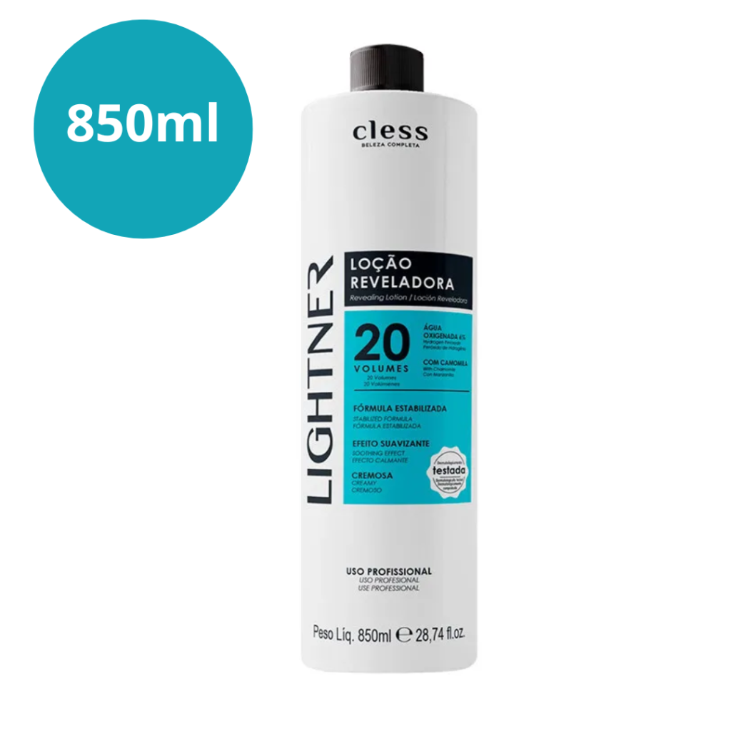 Água Oxigenada Lightner 850ml 20vol