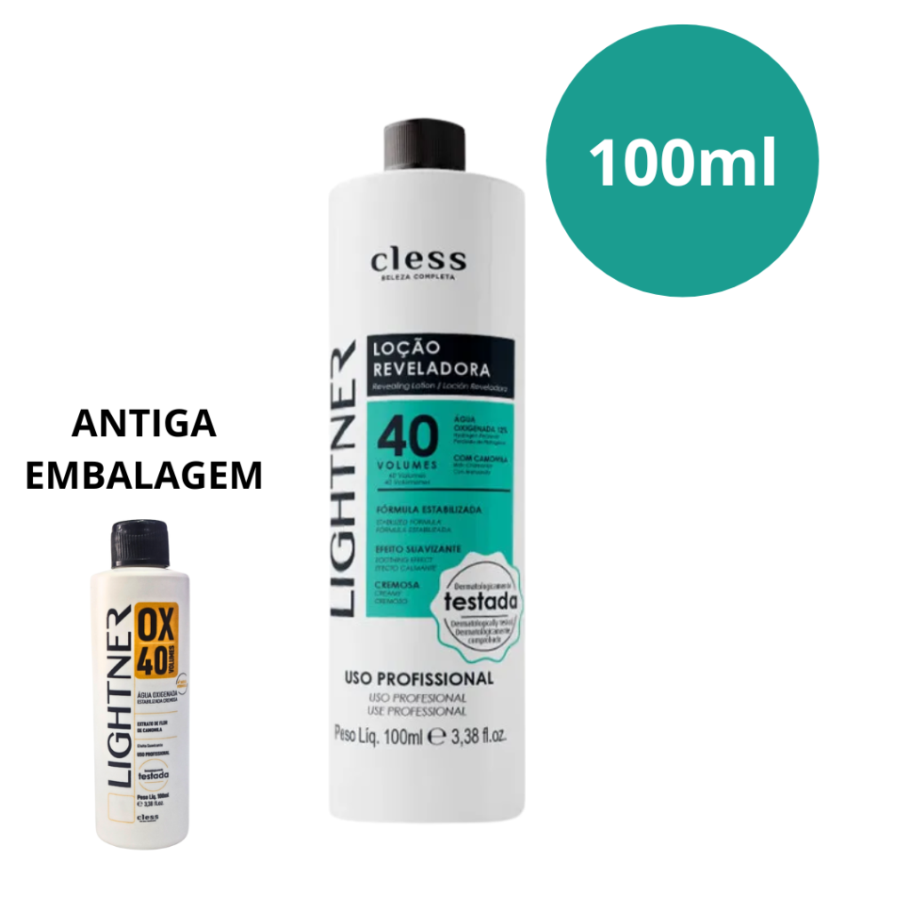 Água Oxigenada Lightner 100ml 40vol 