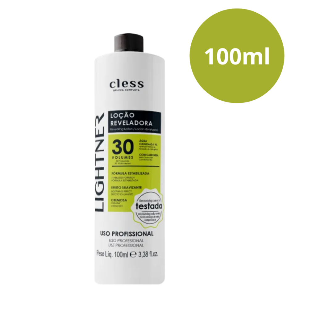 Água Oxigenada Lightner 100ml 30vol  