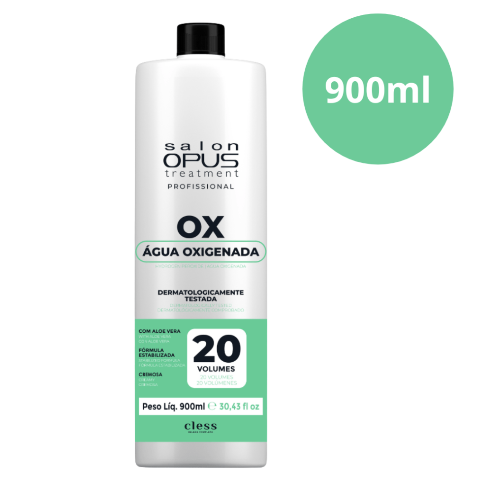 Água Oxigenada Salon Opus 900ml 20vol   