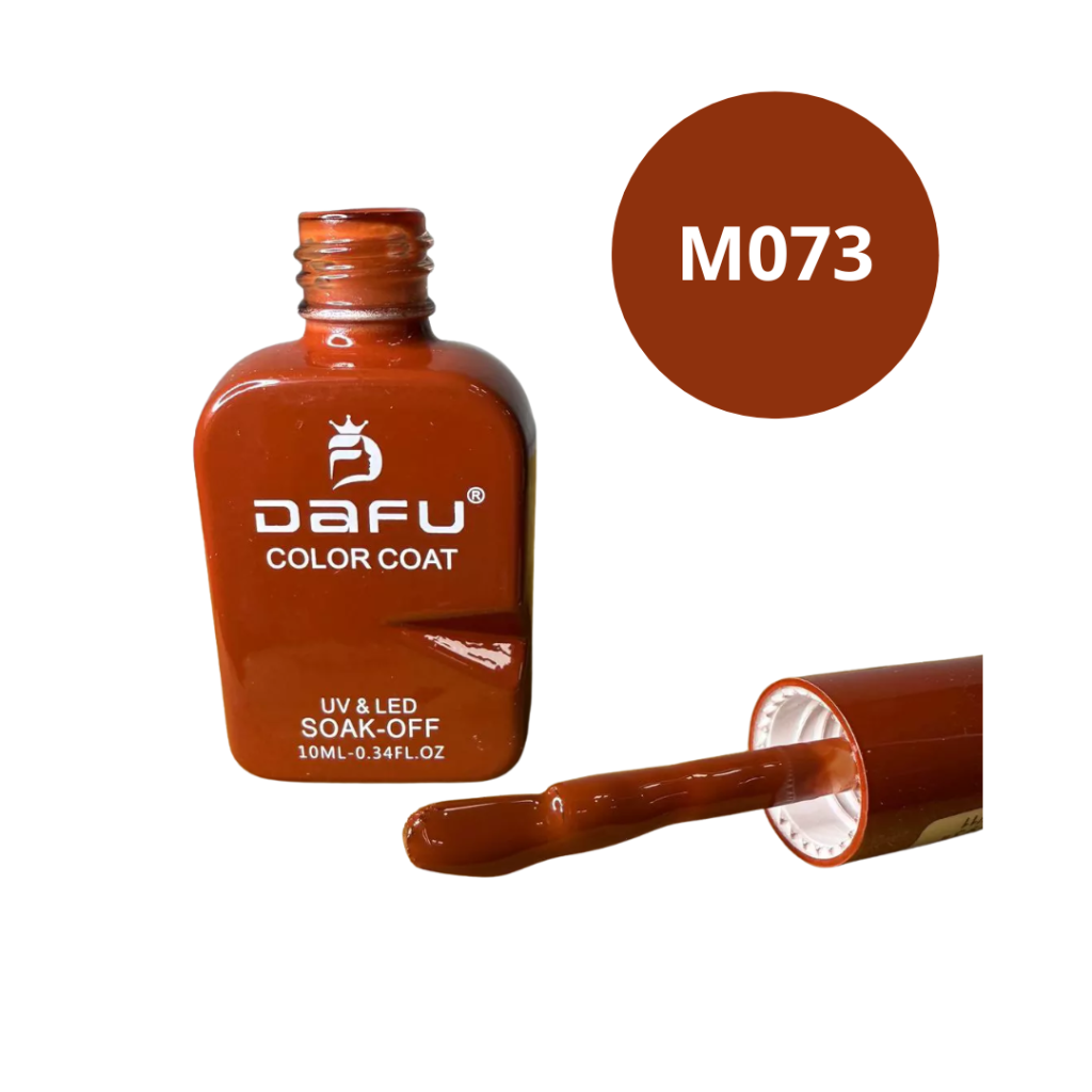 Esmalte UV Gel Dafu Cremoso Marrom Terra M073