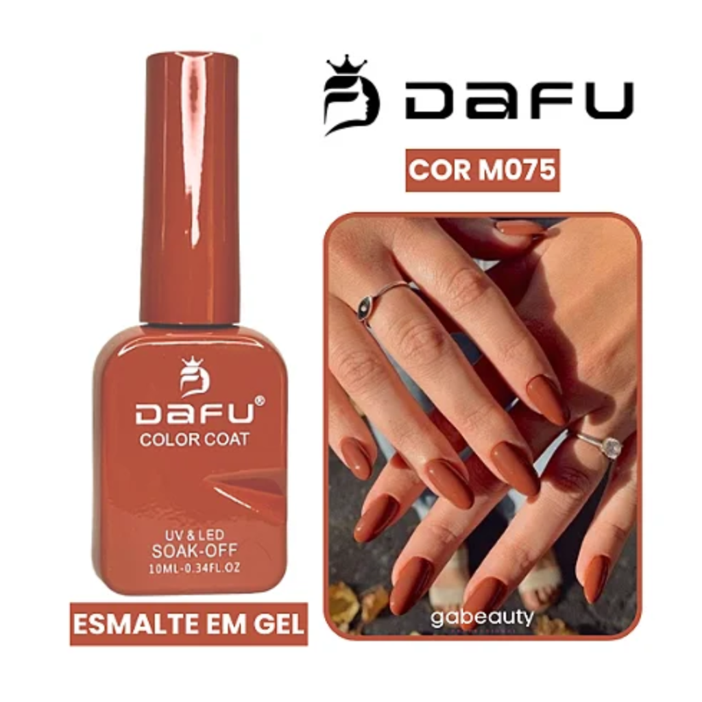 Esmalte UV Gel Dafu Cremoso Caramelo 075