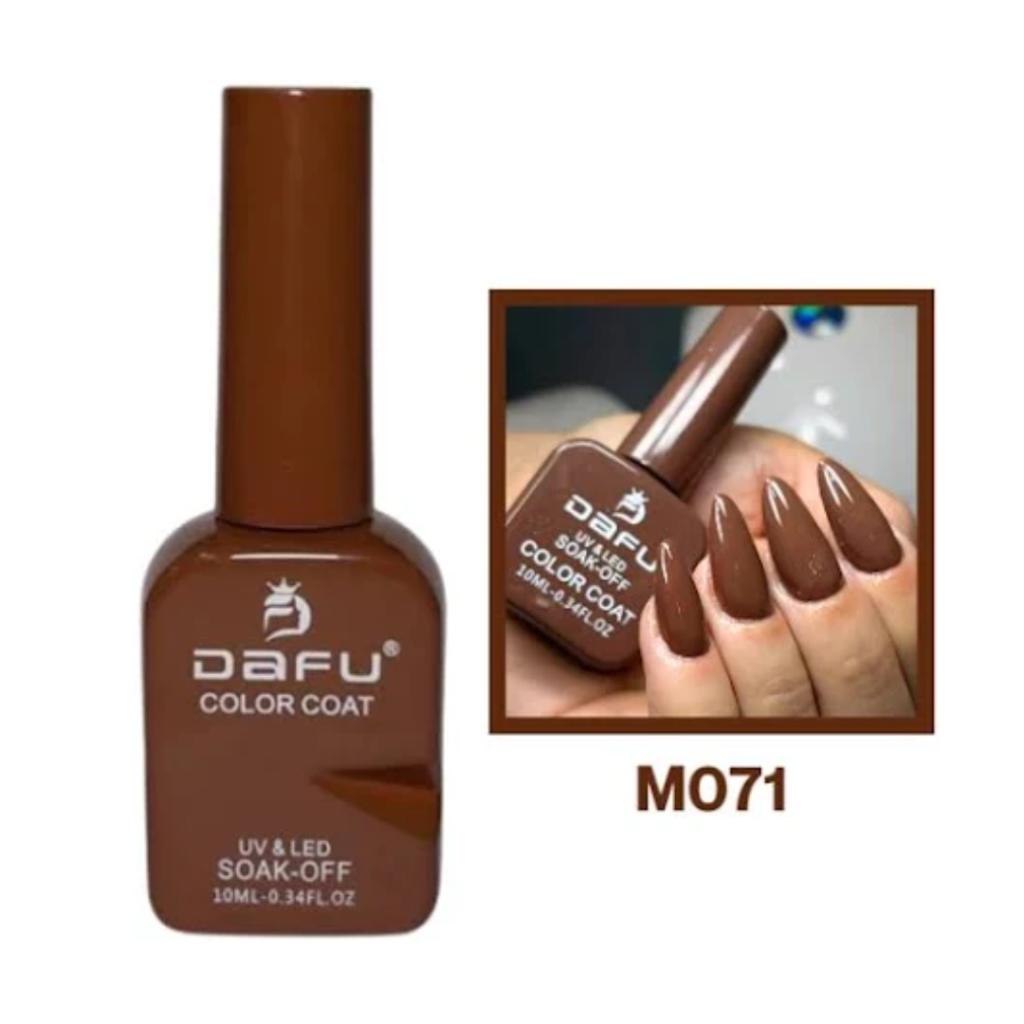 Esmalte UV Gel Dafu Cremoso Marrom 071