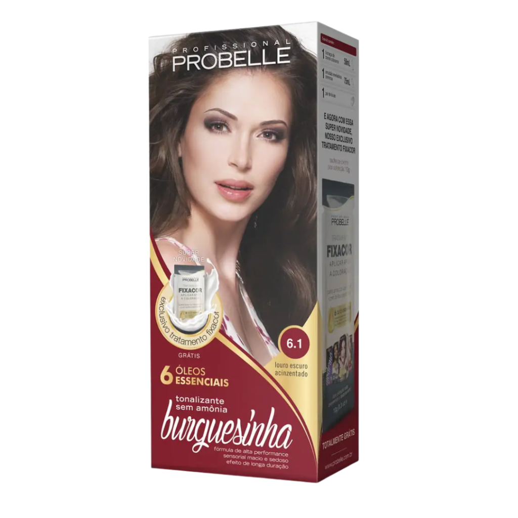 Tonalizante Loiro Cinza Burguesinha Probelle 6.1
