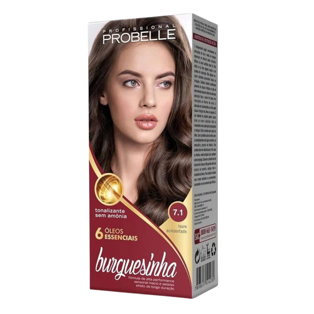 Tonalizante Loiro Cinza Burguesinha Probelle 7.1