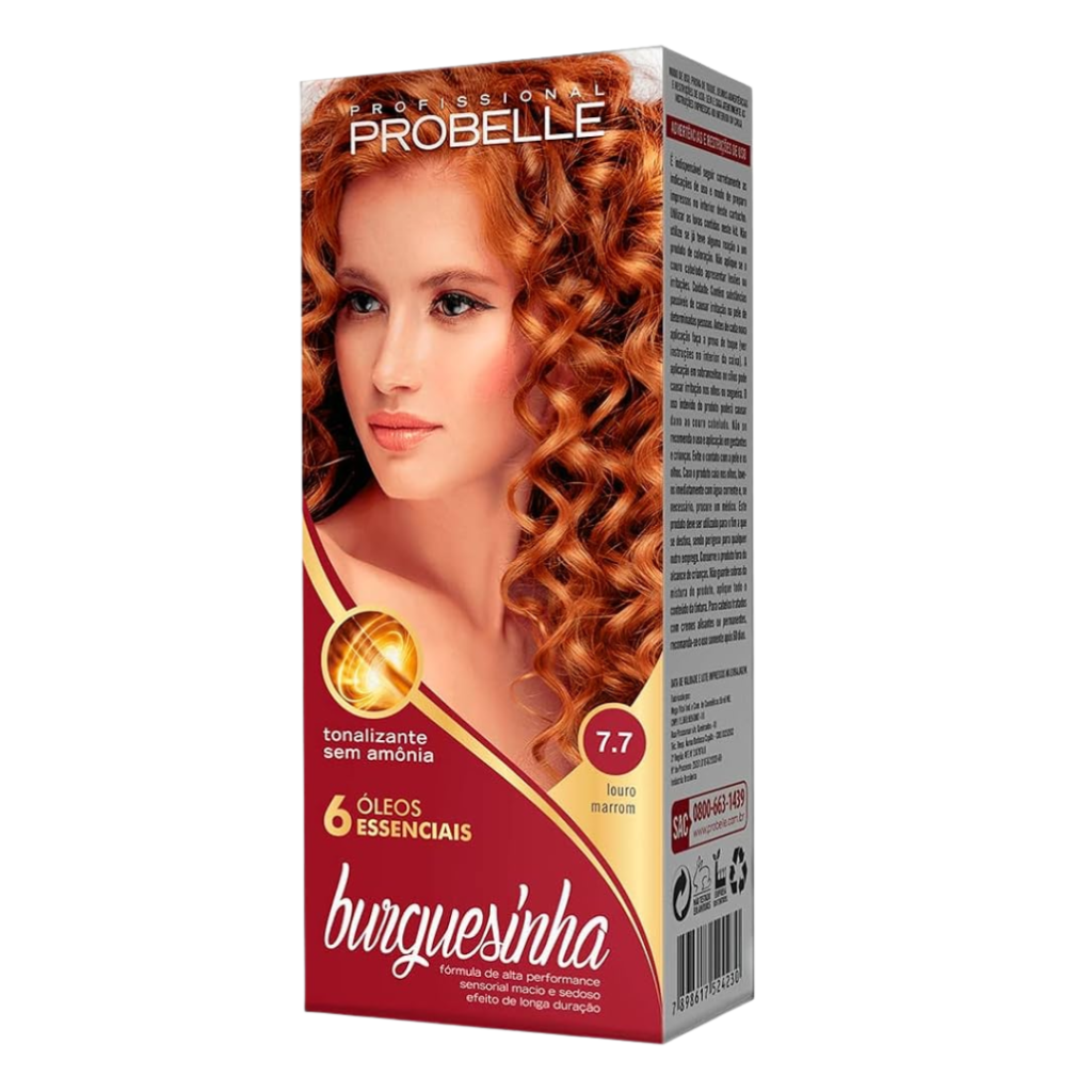 Tonalizante Marrom Burguesinha Probelle 7.7