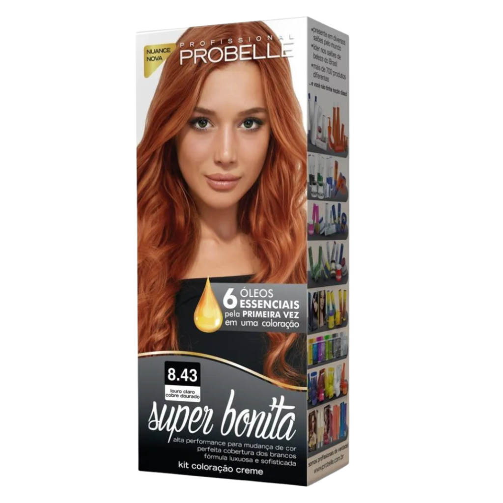 Tinta Cobre Probelle 8.43 