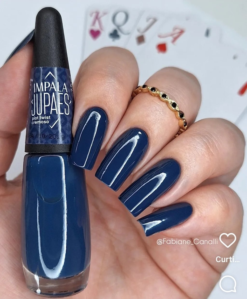 Esmalte Azul Impala Ju Paes Plot Twist