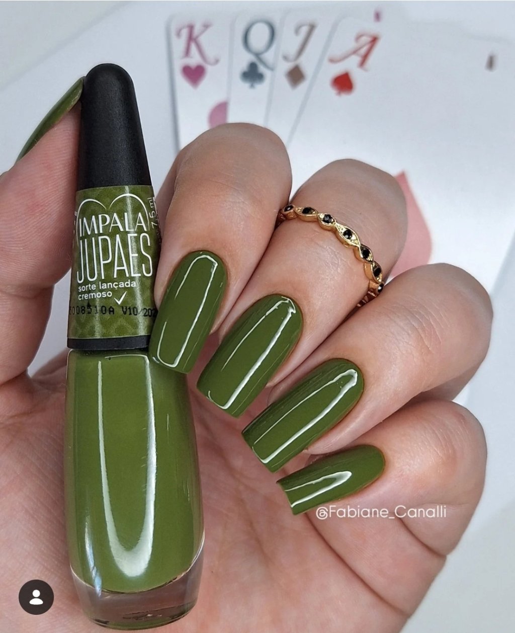 Esmalte Verde Impala Ju Paes Sorte Lançada 