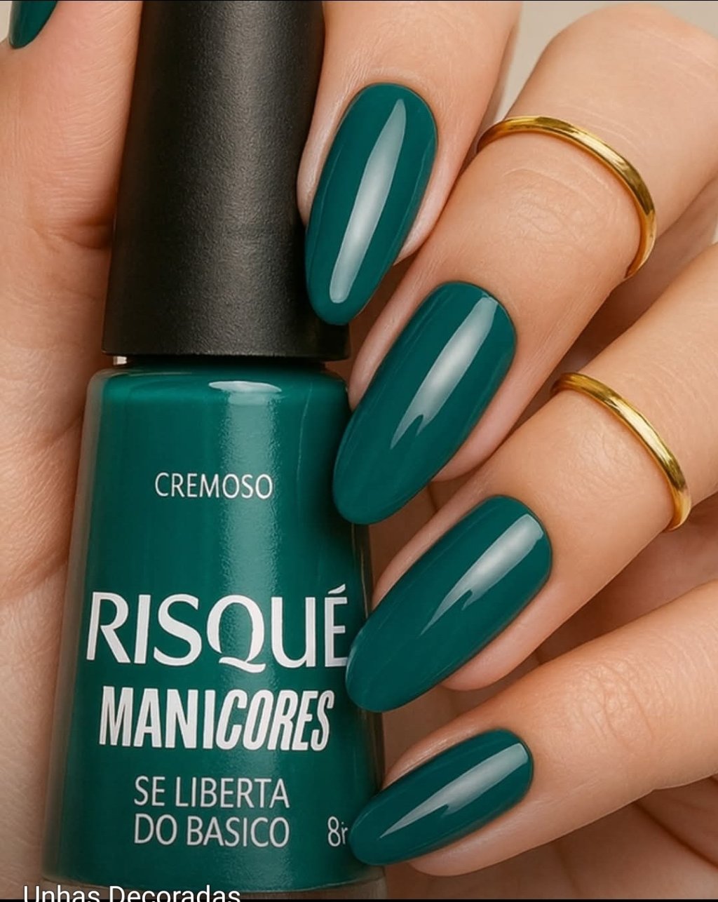 Esmalte Verde Risqué Manicores Se Liberta do Básico 