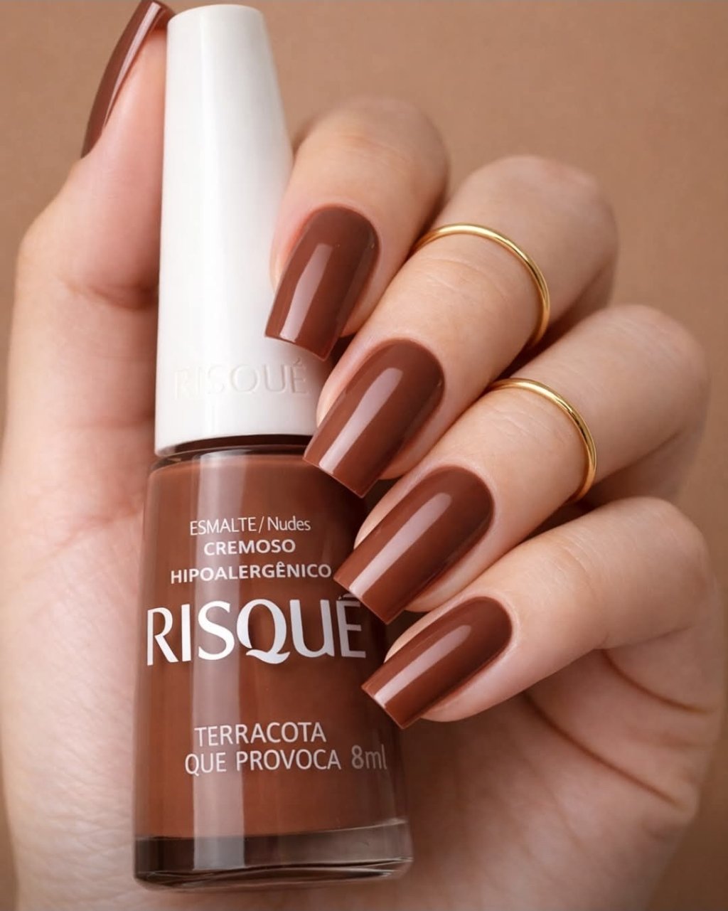 Esmalte Marrom Risqué Terracota que Provoca 
