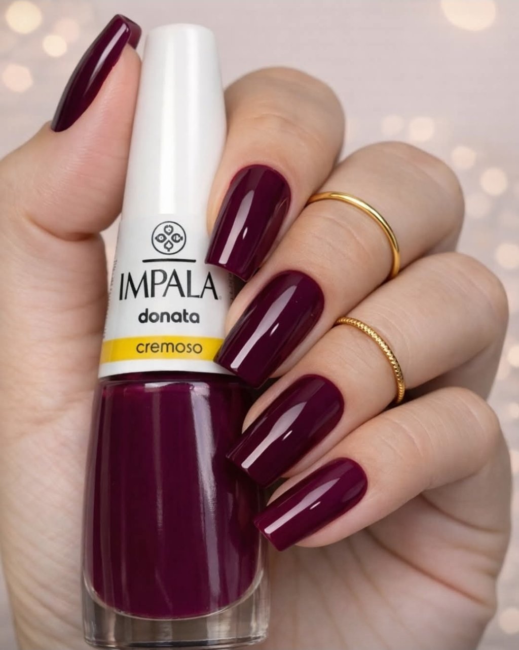 Esmalte Roxo Impala Donata 