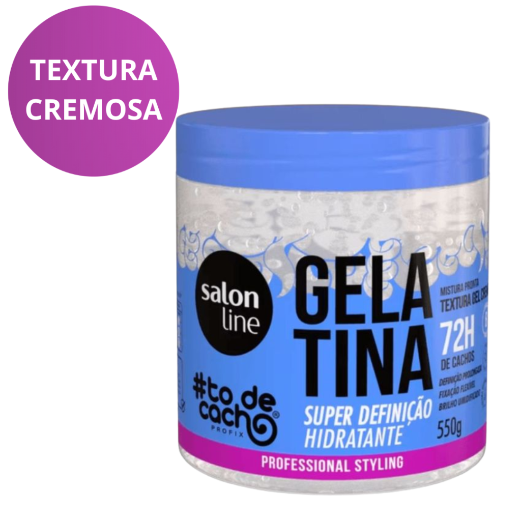 Gelatina Salon Line To de Cachos Super Definição Cremosa 550g 