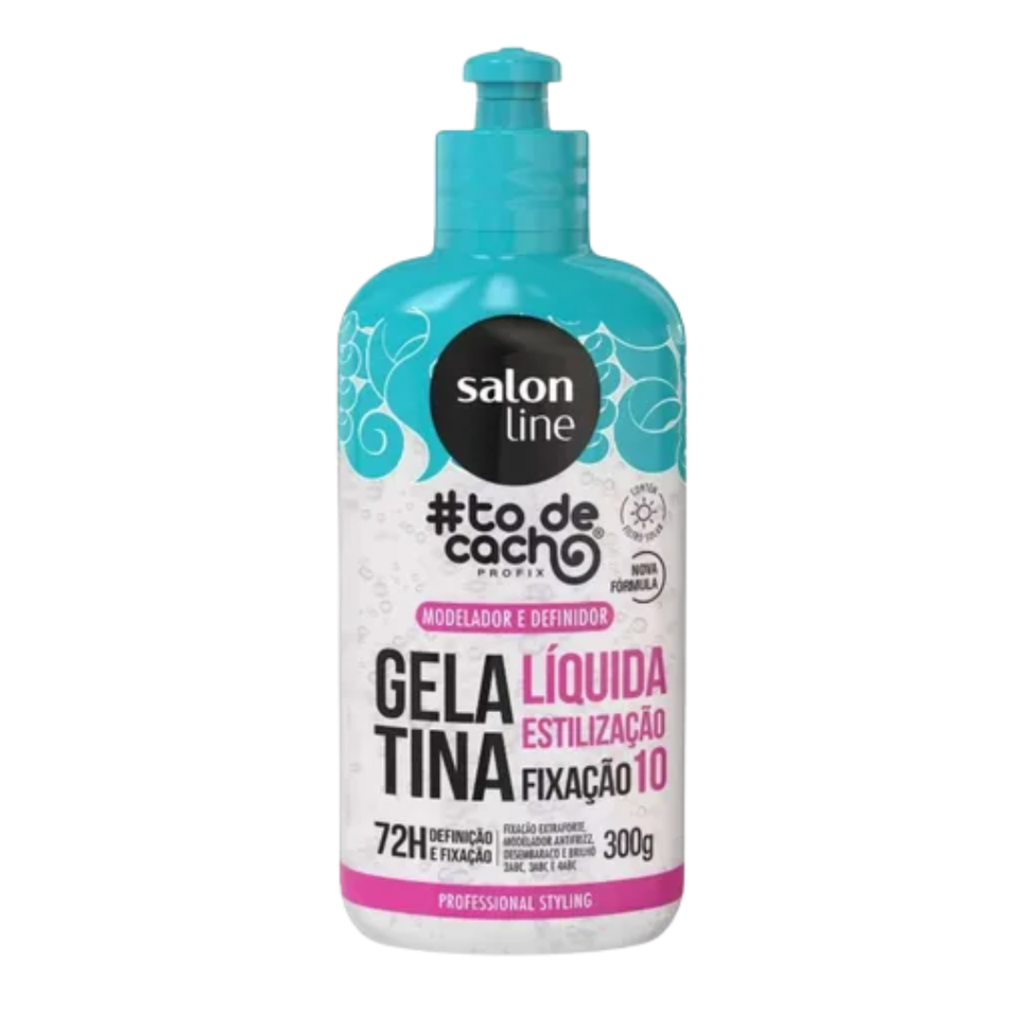 Gelatina Salon Line Líquida Fixação 10 300g 
