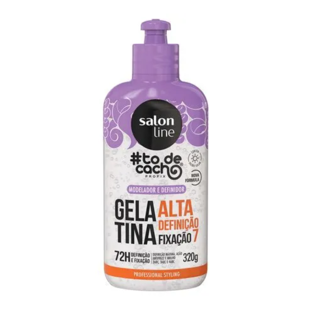 Gelatina Salon Line Alta Definição Fixação 7 - 320g  