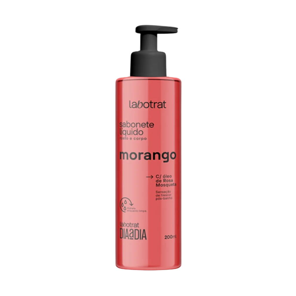 Sabonete Líquido Facial Labotrat Morango 100ml 